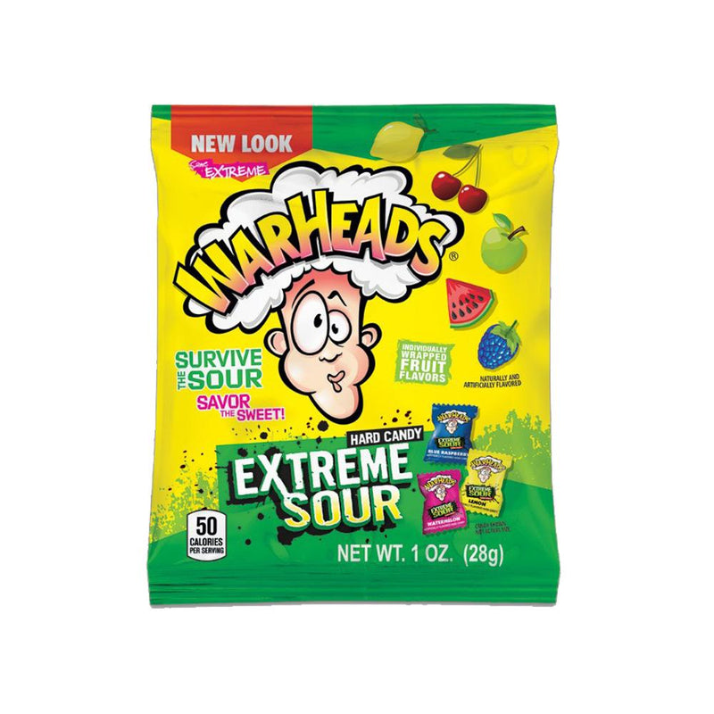 Impact Warhead Extreme Sour Hard Candy: 1oz 12ct