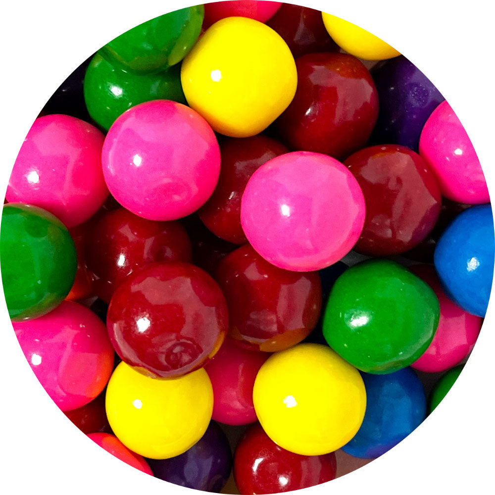 SWEETWORK WHITE 1″ GUMBALLS 2LBS – Candy4Less