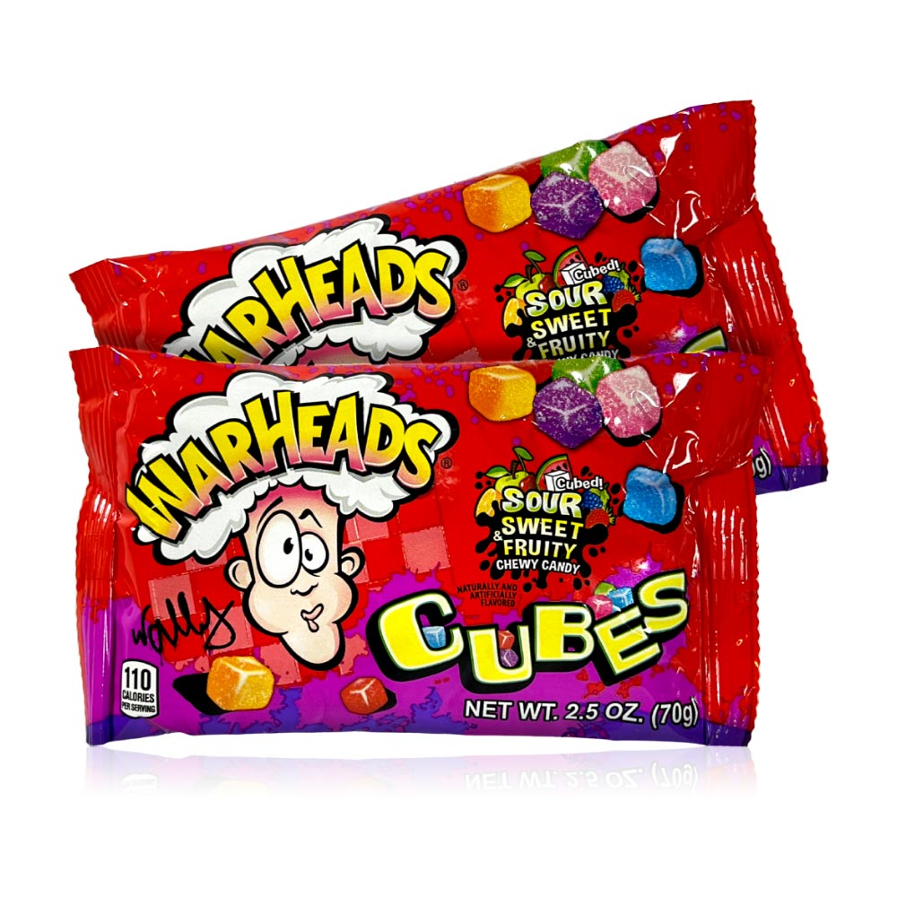 Warhead Sour Chewy Cube: 2.5Oz 1ct