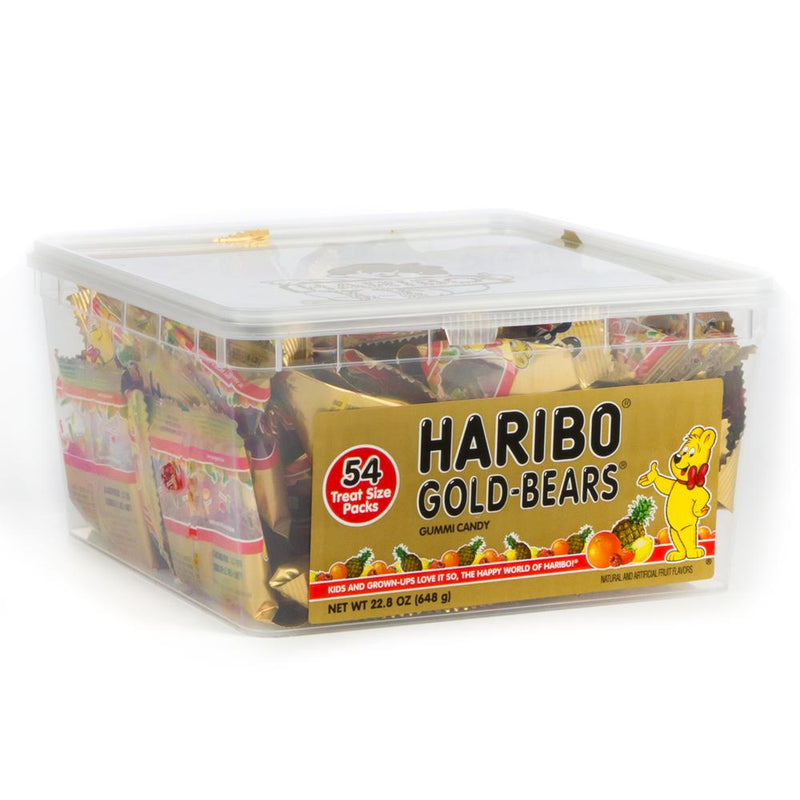 Haribo Goldbears Mini Packs Tub: 22.8oz 54ct